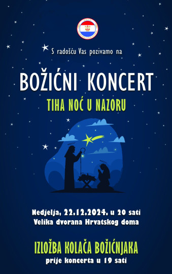 Božićni koncert i izložba kolača božićnjaka u Nazoru