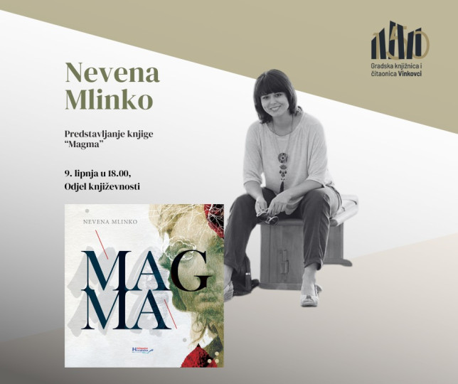 Predstavljanje knjige Magma autorice Nevene Mlinko u Vinkovcima