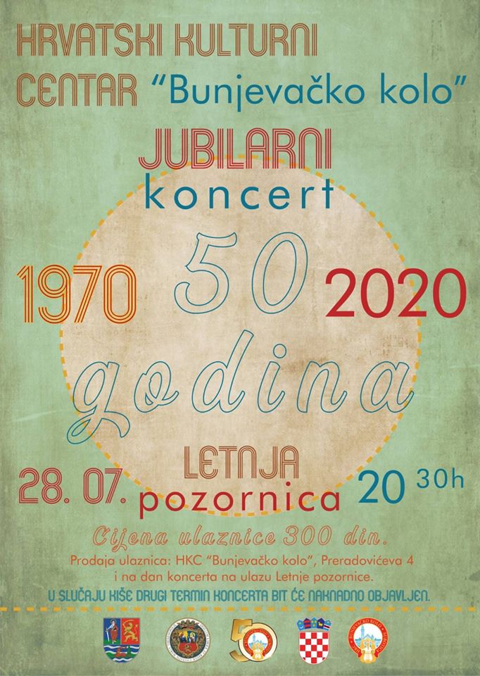 Bunjevacko kolo koncert 50 godina