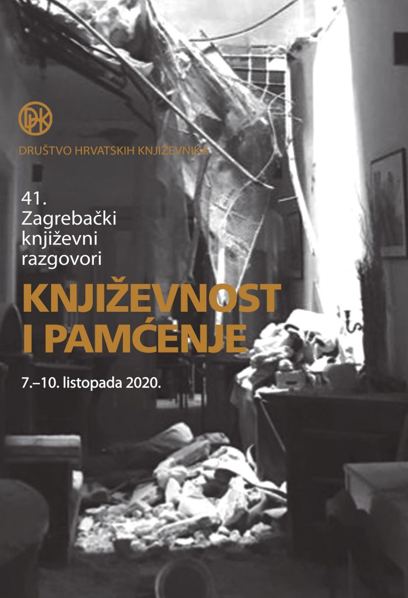41. Zagrebački književni razgovori plakat DHK
