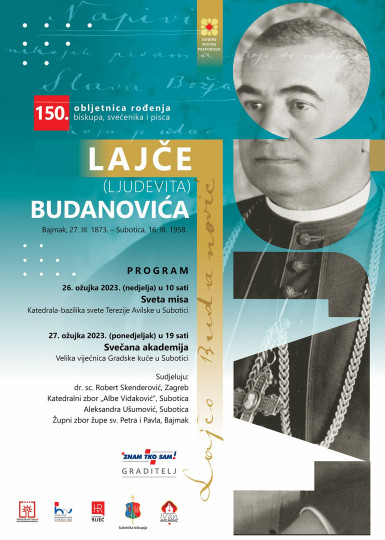 Najava: 150. obljetnica rođenja biskupa, svećenika i pisca Lajče Budanovića - akademija