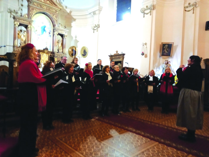 Božićni koncert pjevačkog zbora Odjek održan u Zemunu