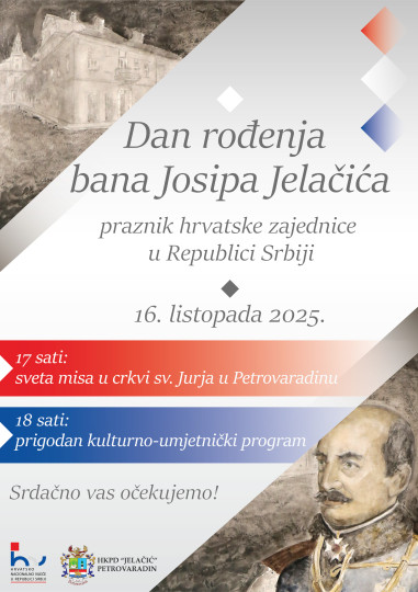 Praznik hrvatske zajednice – Dan rođenja bana Josipa Jelačića