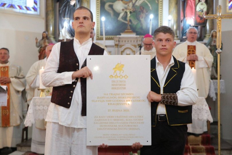 Srijemska biskupija obilježila 1100. obljetnicu Hrvatskoga Kraljevstva u Golubincima