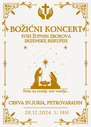 Božićni koncert svih župnih zborova Srijemske biskupije