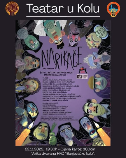 Predstava Narikače u Bunjevačkom kolu
