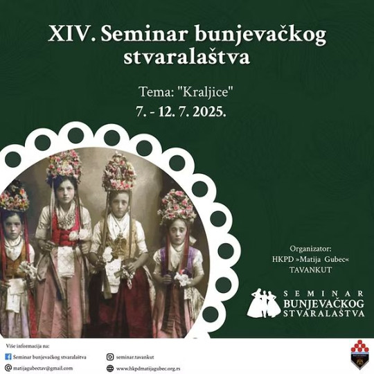 XIV. Seminar bunjevačkog stvaralaštva u Tavankutu