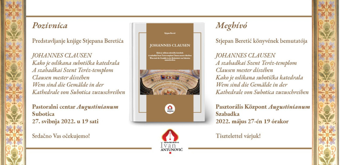 Predstavljanje knjige Stjepana Beretića o dekorateru subotičke katedrale Johannesu Clausenu