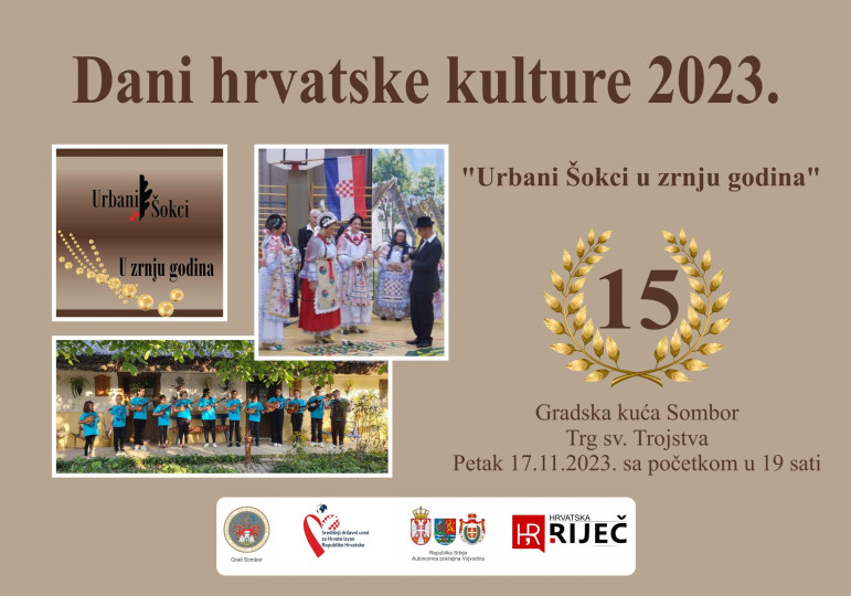 Dani hrvatske kulture 2023. u Somboru