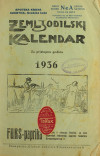 ZEMLJODILSKI kalendar (sa slikama) : za pristupnu godinu 1936