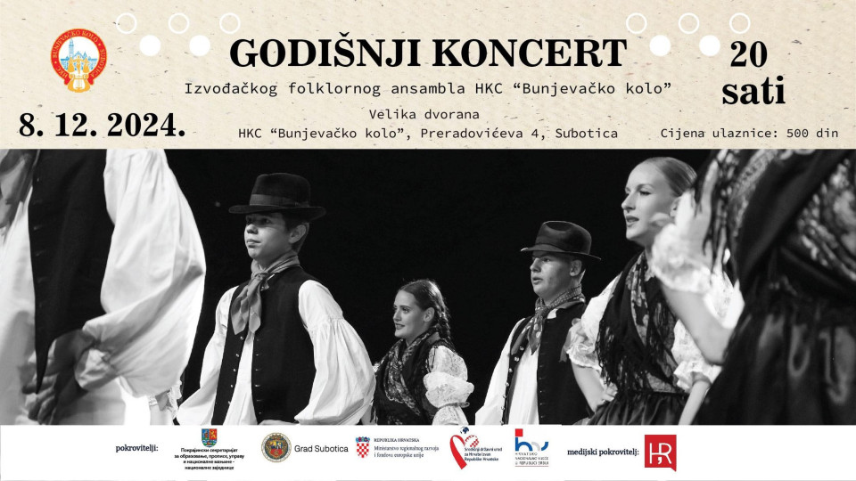 Godišnji koncert Bunjevačkog kola