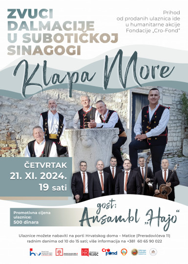 Koncert klape More u Subotičkoj sinagogi