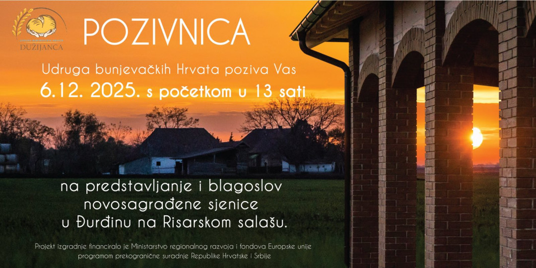 Predstavljanje i blagoslov novosagrađene sjenice u Đurđinu