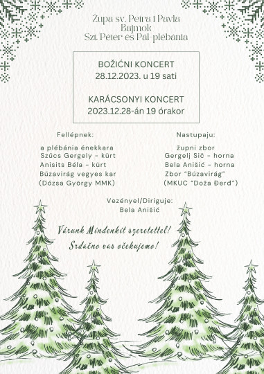 Božićni koncert u Bajmaku