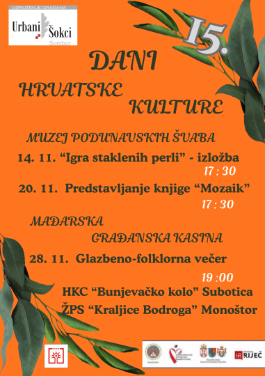 15. Dani hrvatske kulture – predstavljanje knjige Mozaik